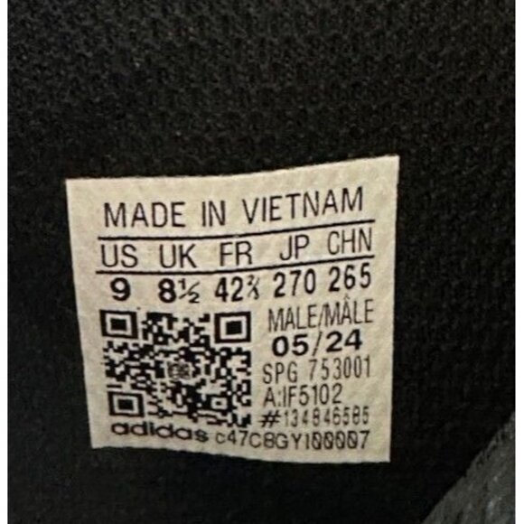 Adidas Adizero Impact 2 Spark Black Molded‎ Cleats IF5102 Men's Size 9 NWT - Picture 5 of 12